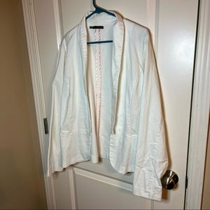 Maurices White Open Front Blazer